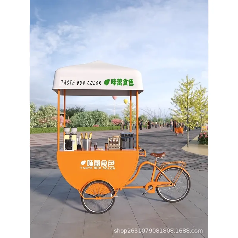 Outdoor Mobile Food Cart Snack - Coffee Tea & Espresso Appliances ulasan dan harga