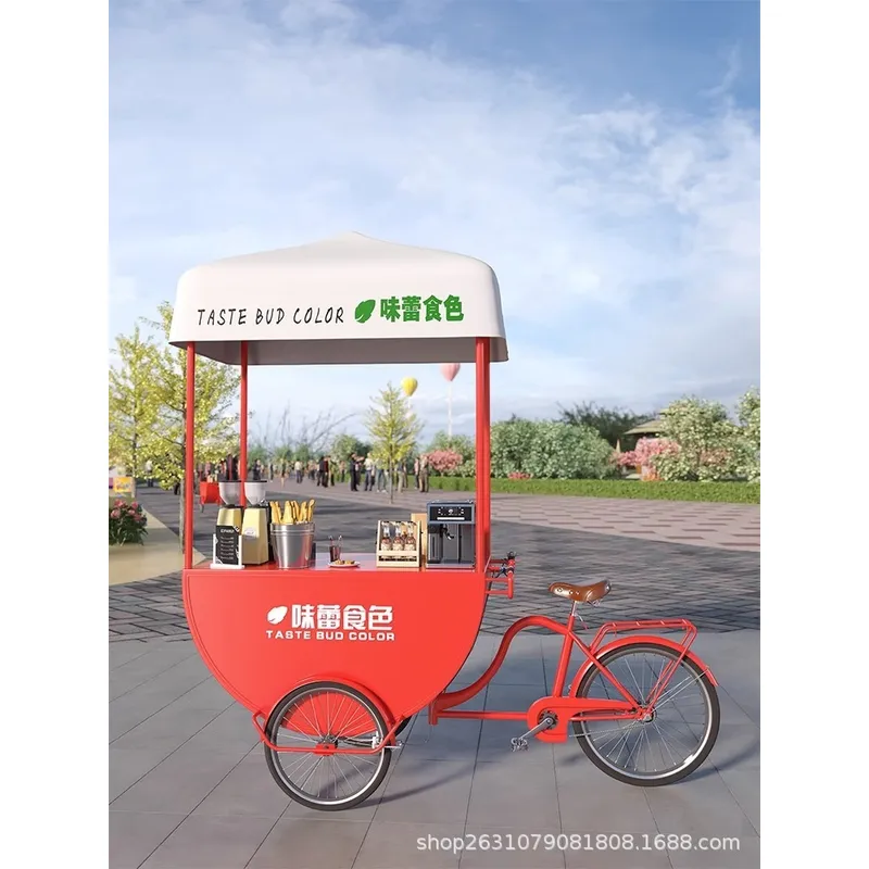 Outdoor Mobile Food Cart Snack - Coffee Tea & Espresso Appliances ulasan dan harga