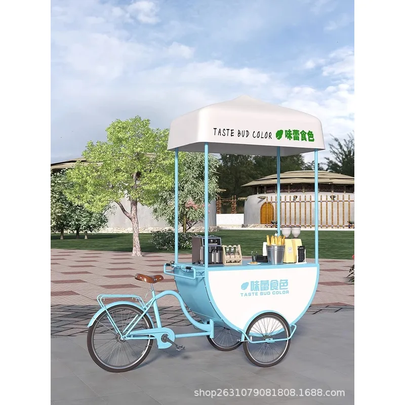 Outdoor Mobile Food Cart Snack - Coffee Tea & Espresso Appliances ulasan dan harga