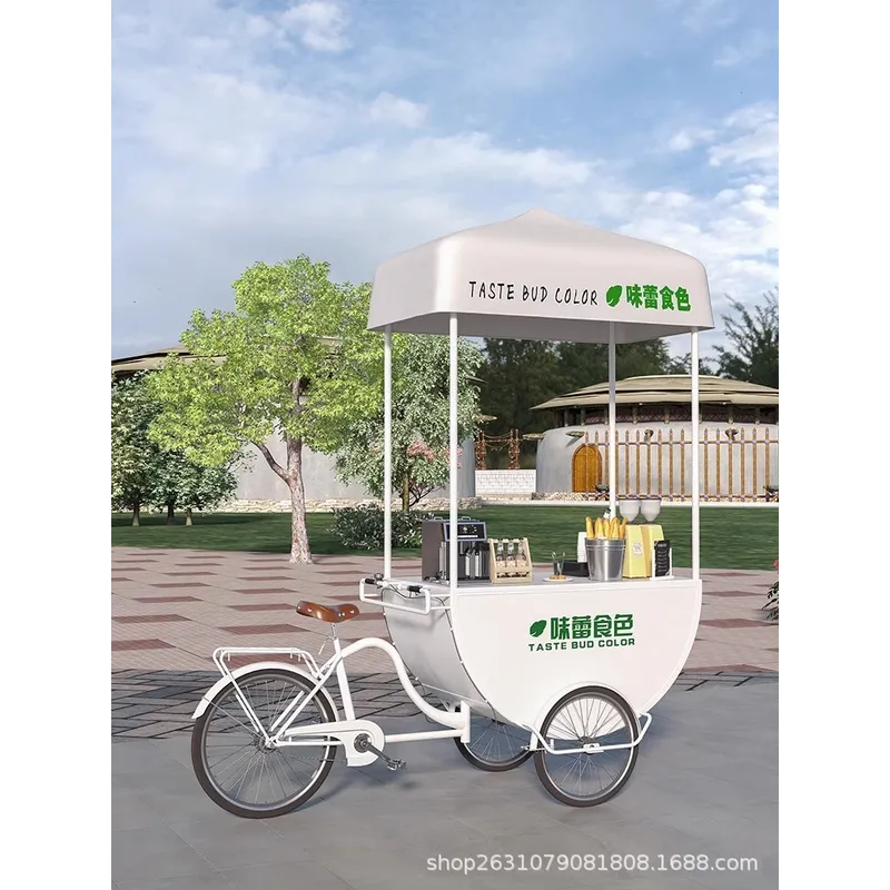 Outdoor Mobile Food Cart Snack - Coffee Tea & Espresso Appliances ulasan dan harga
