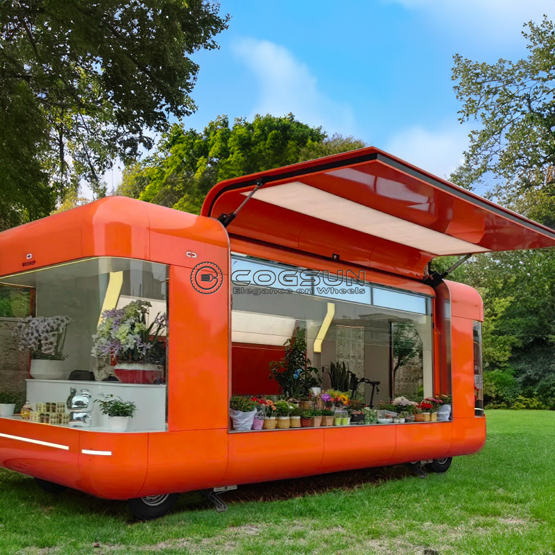 Street Mobile Food Trailer Piz - Coffee Tea Van ulasan dan harga
