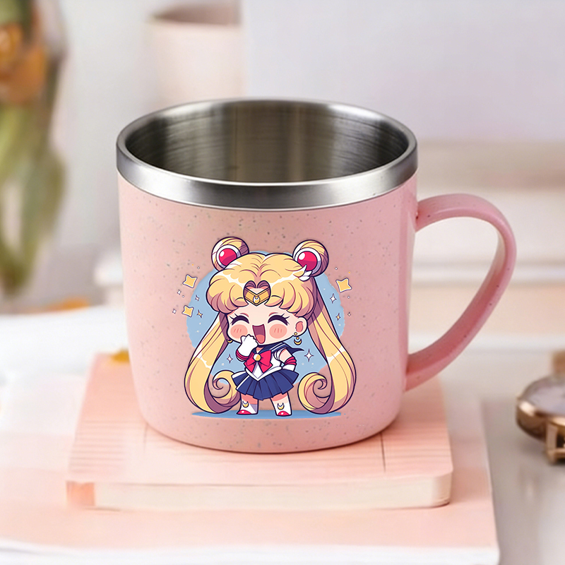 Cartoon Sailors Moon Kids Milk - Coffee Y Tea ulasan dan harga