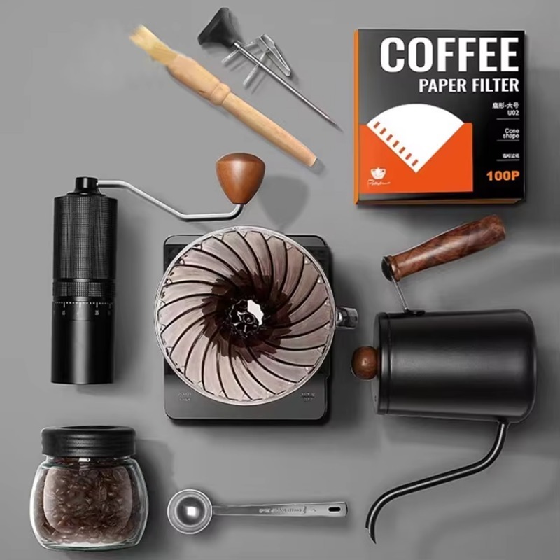 10pcs Travel Coffee Set Manual - Tea Coffee Pot Set ulasan dan harga