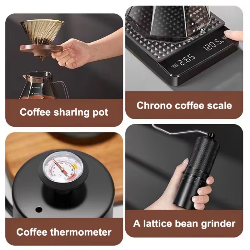 10pcs Travel Coffee Set Manual - Tea Coffee Pot Set ulasan dan harga