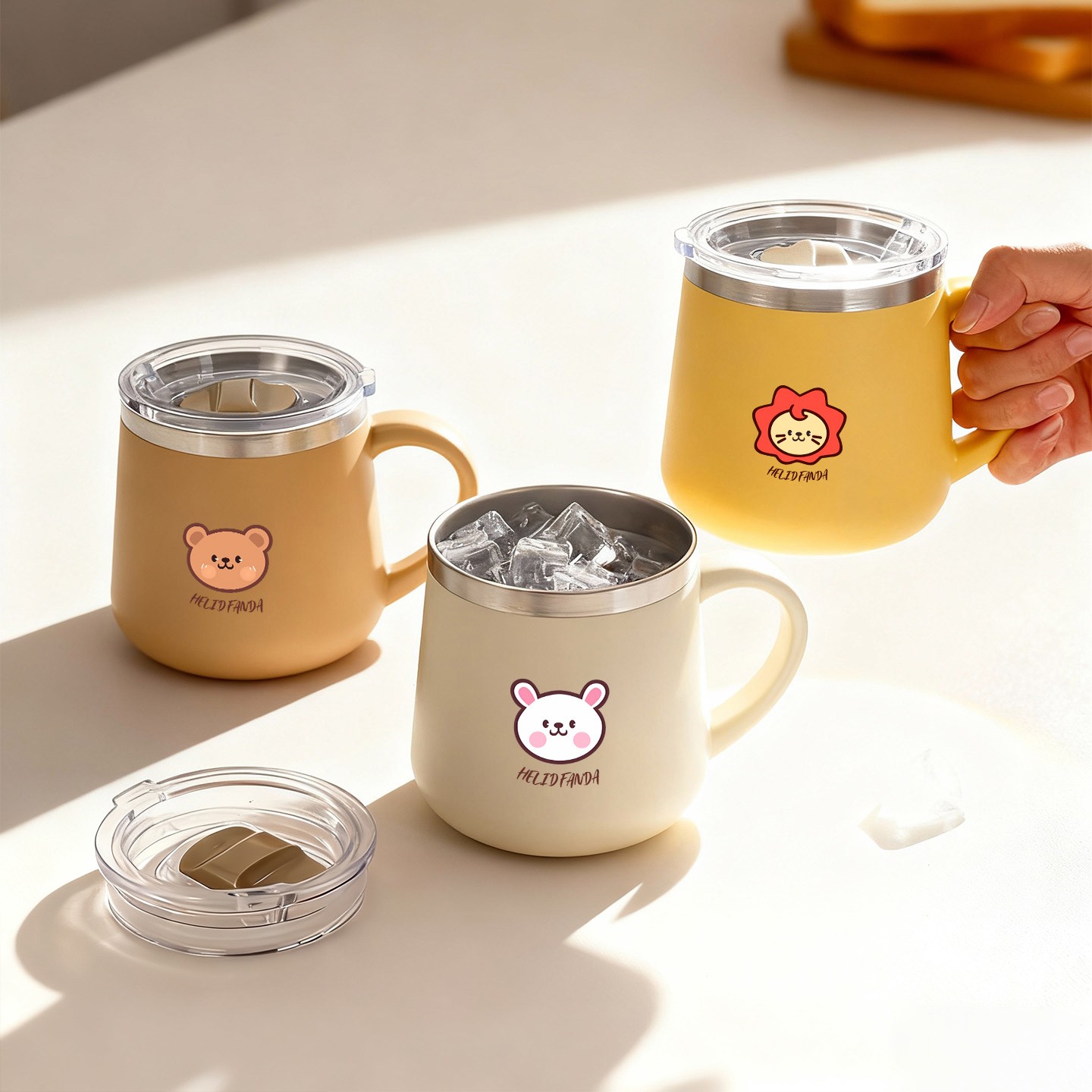 430ML Cartoon 316 Stainless St - Double Wall Mug ulasan dan harga