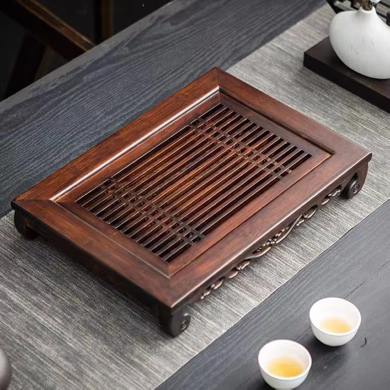 Wooden Tea Set with Water Stor - Bamboo Tea Tray ulasan dan harga