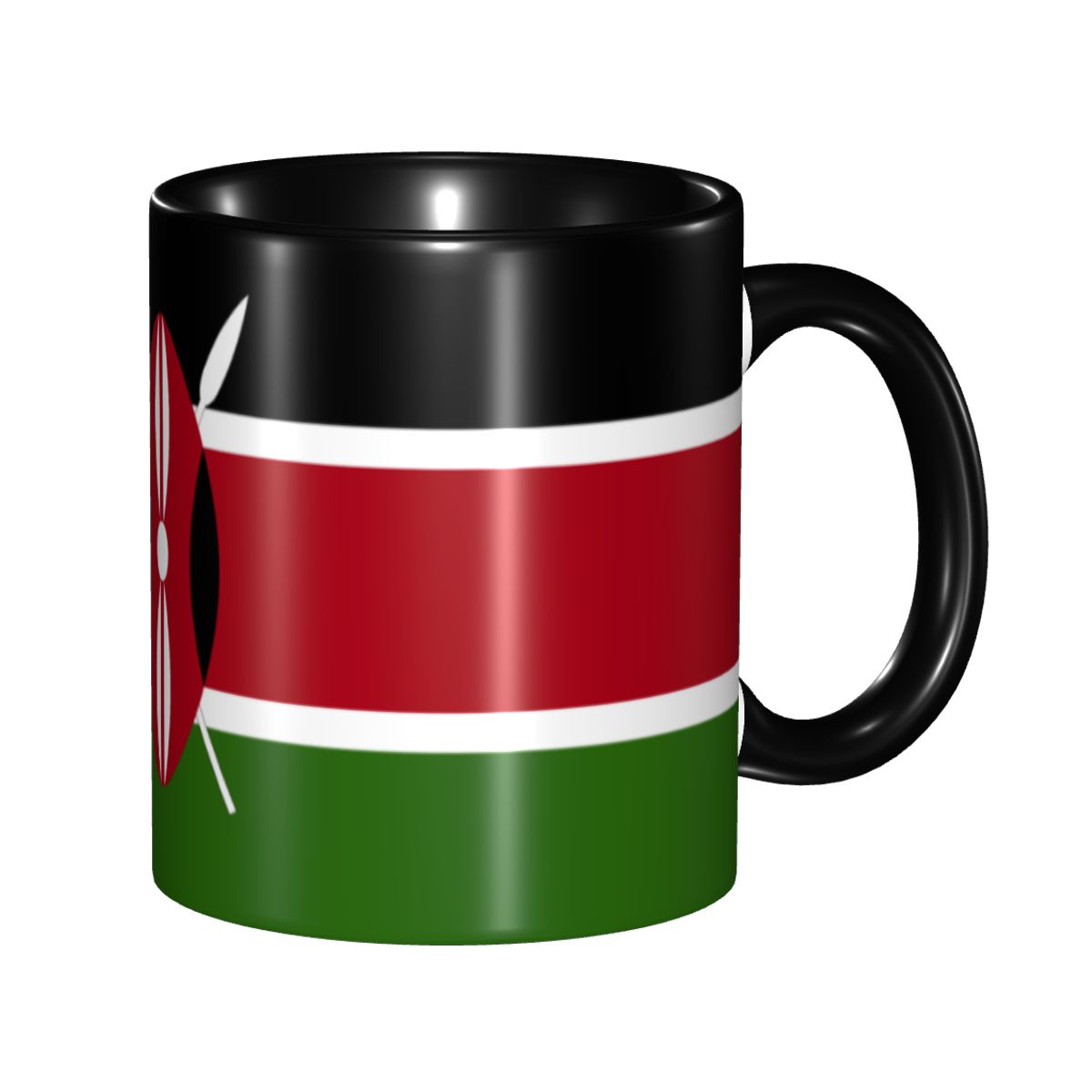 Kenya Flag Coffee Mug DIY Cust - Coffee Tea Kenya ulasan dan harga