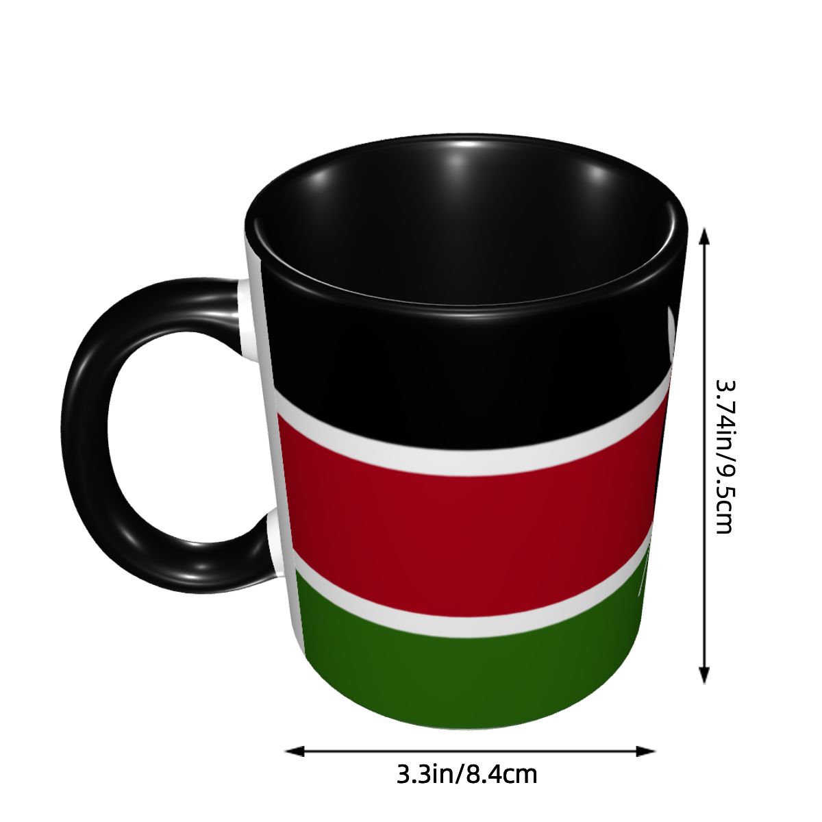 Kenya Flag Coffee Mug DIY Cust - Coffee Tea Kenya ulasan dan harga