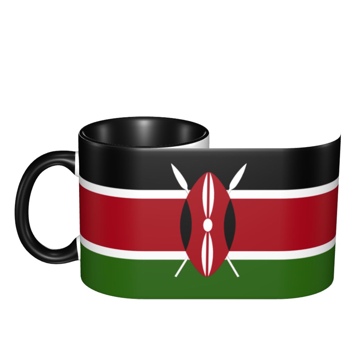 Kenya Flag Coffee Mug DIY Cust - Coffee Tea Kenya ulasan dan harga