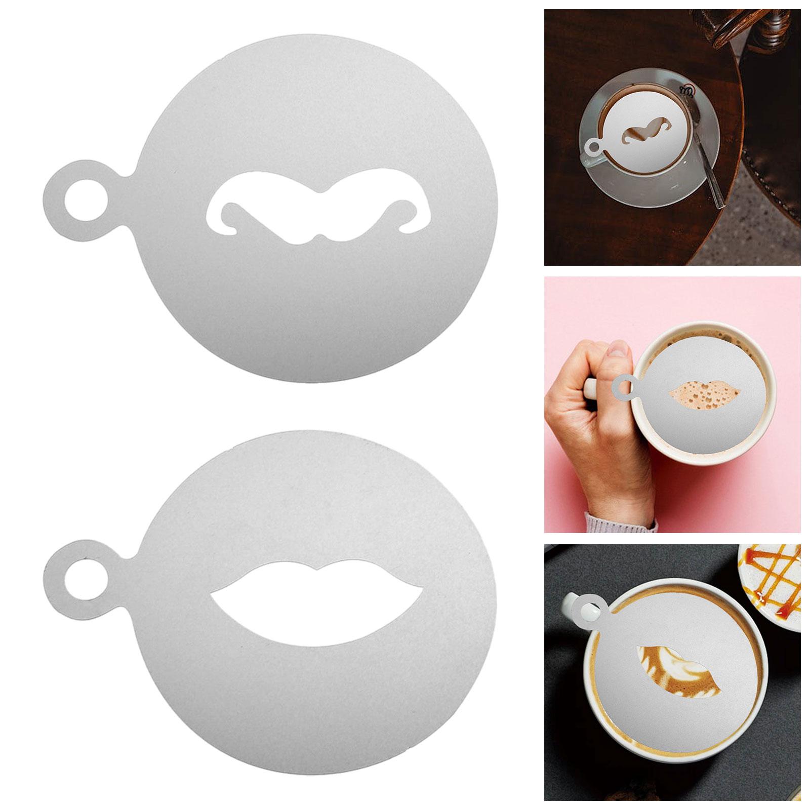 Latte Art Stencil Baking Decor - Coffee Stencil Art ulasan dan harga