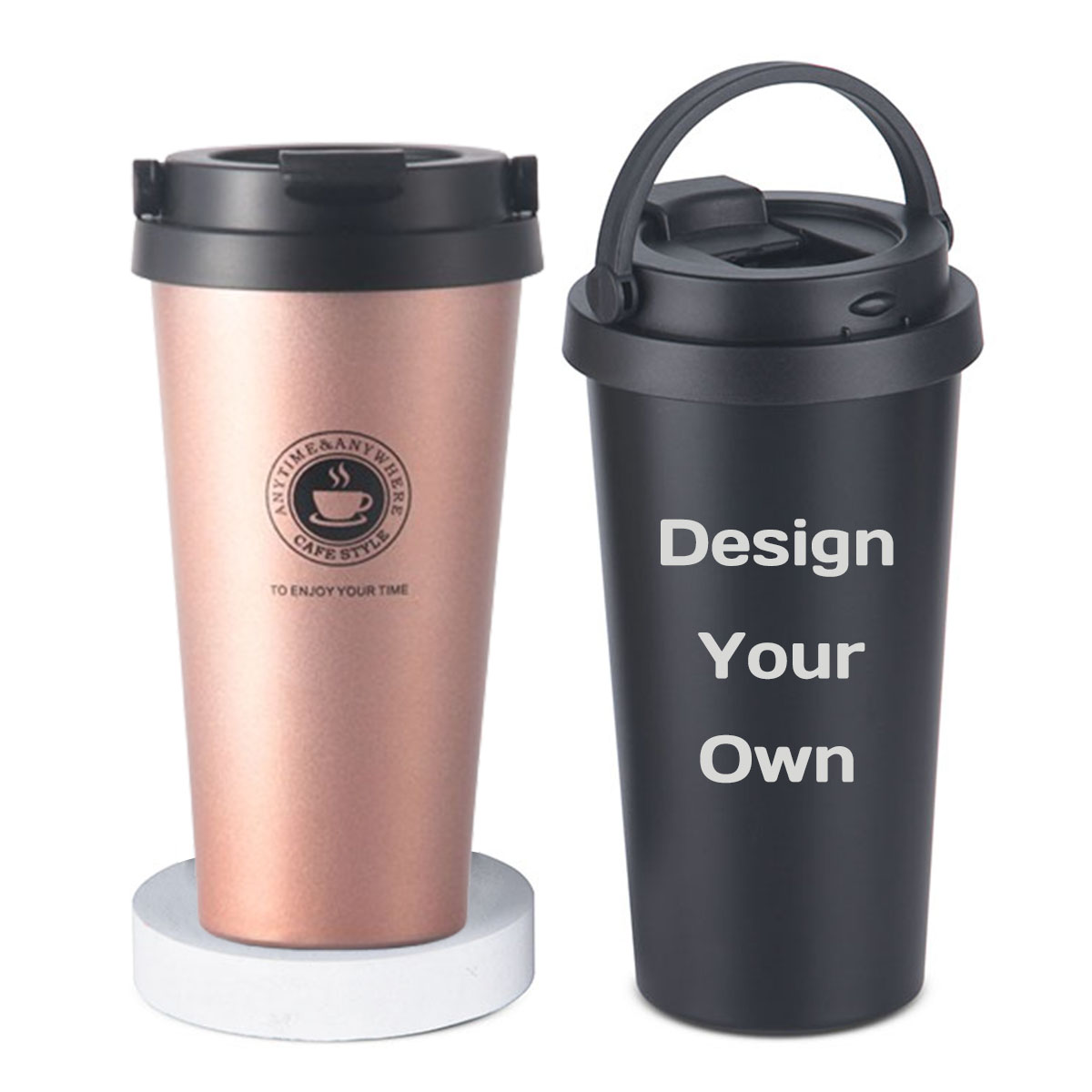 Insulated Travel Coffee Mug 16 - Double Wall Mug ulasan dan harga