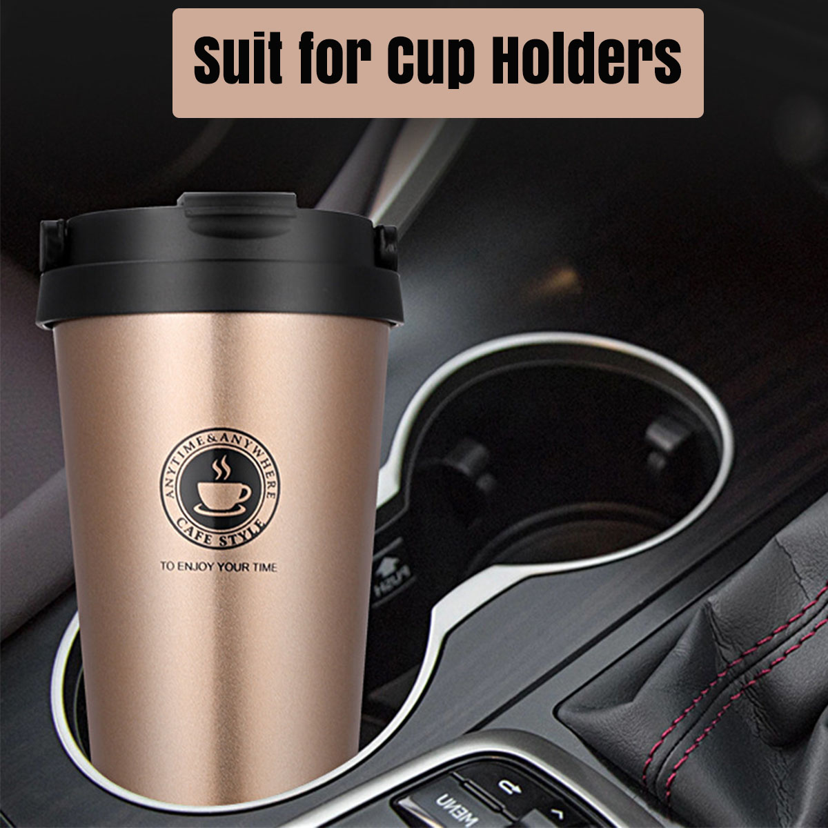 Insulated Travel Coffee Mug 16 - Double Wall Mug ulasan dan harga