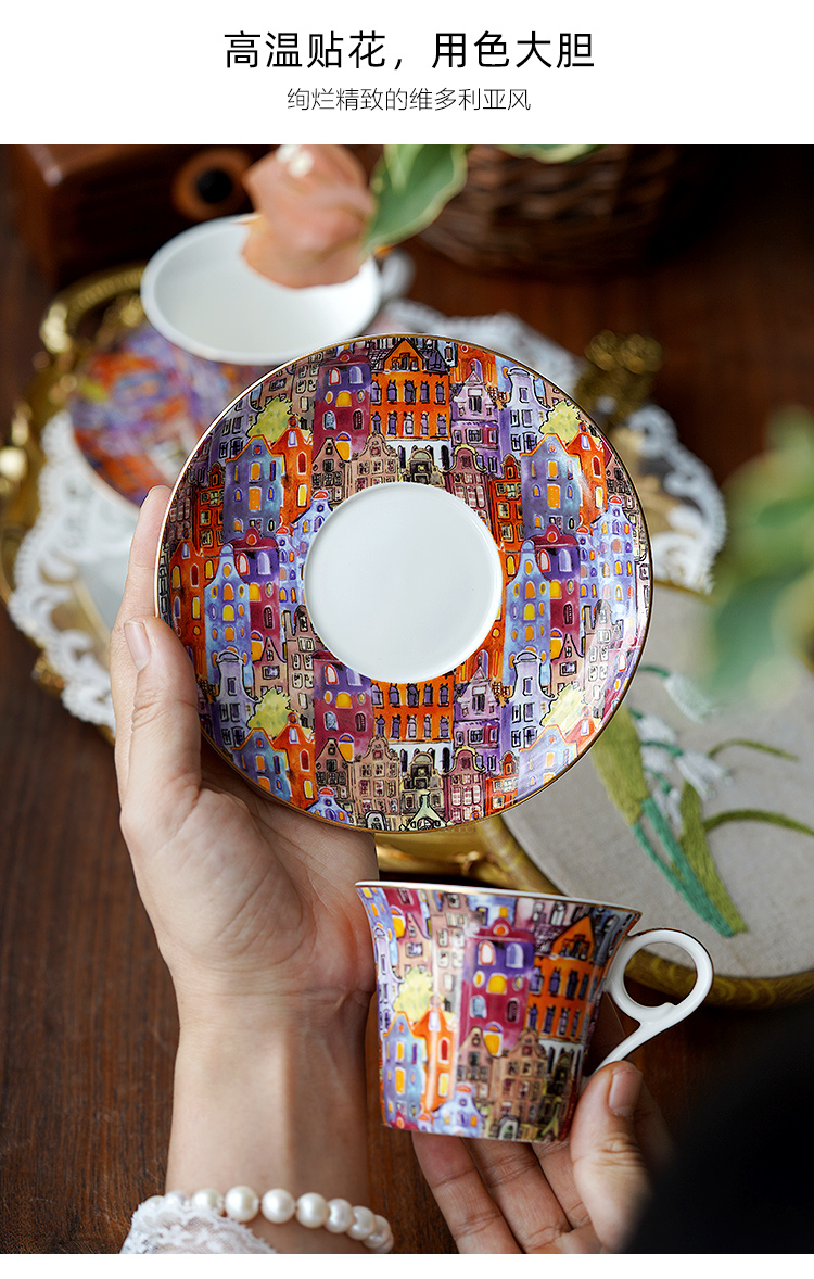 Exquisite high-end English aft - Tea Coffee Pot Set ulasan dan harga