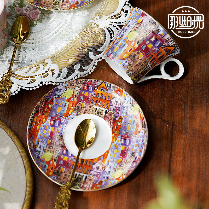 Exquisite high-end English aft - Tea Coffee Pot Set ulasan dan harga