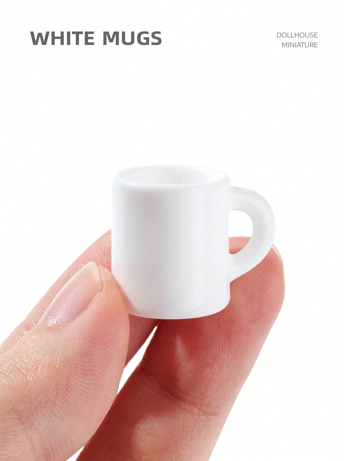 10pcs Dollhouse Miniature Whit - Coffee Y Tea ulasan dan harga
