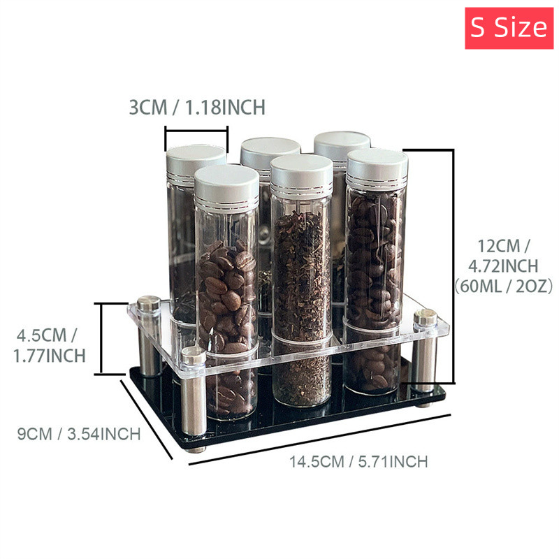 Coffee Beans Storage Container - Coffee Tea Display ulasan dan harga