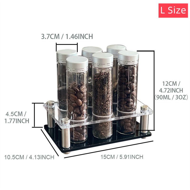 Coffee Beans Storage Container - Coffee Tea Display ulasan dan harga