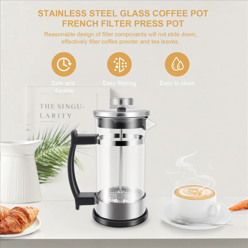 Coffee French Press Pot With F - Coffee Tea Press ulasan dan harga