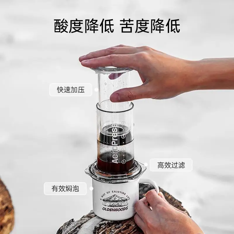 Aeropress Transparent Clear Ha - Aeropress Coffee Maker ulasan dan harga